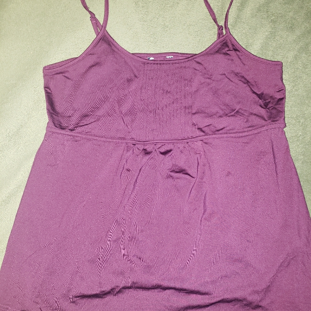 Purple Adjustable Tank top